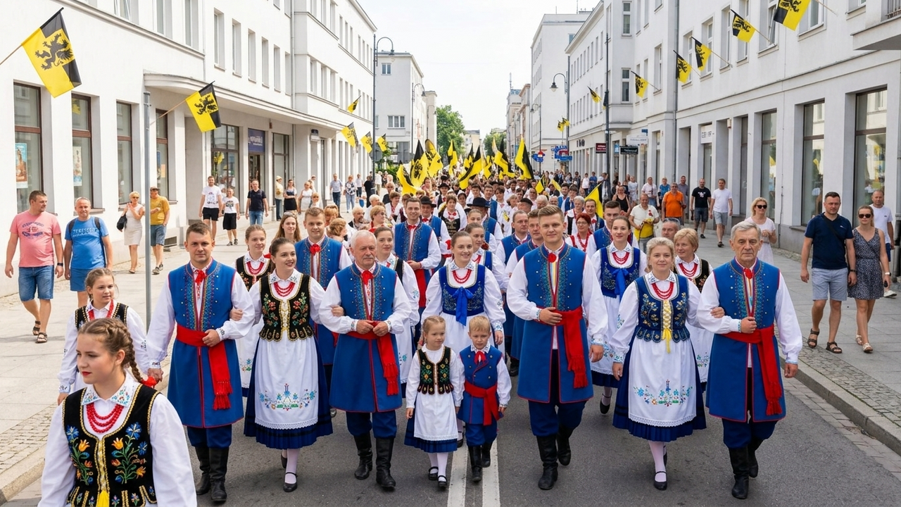 Nietypowe powitanie Kaszubów w Gdyni