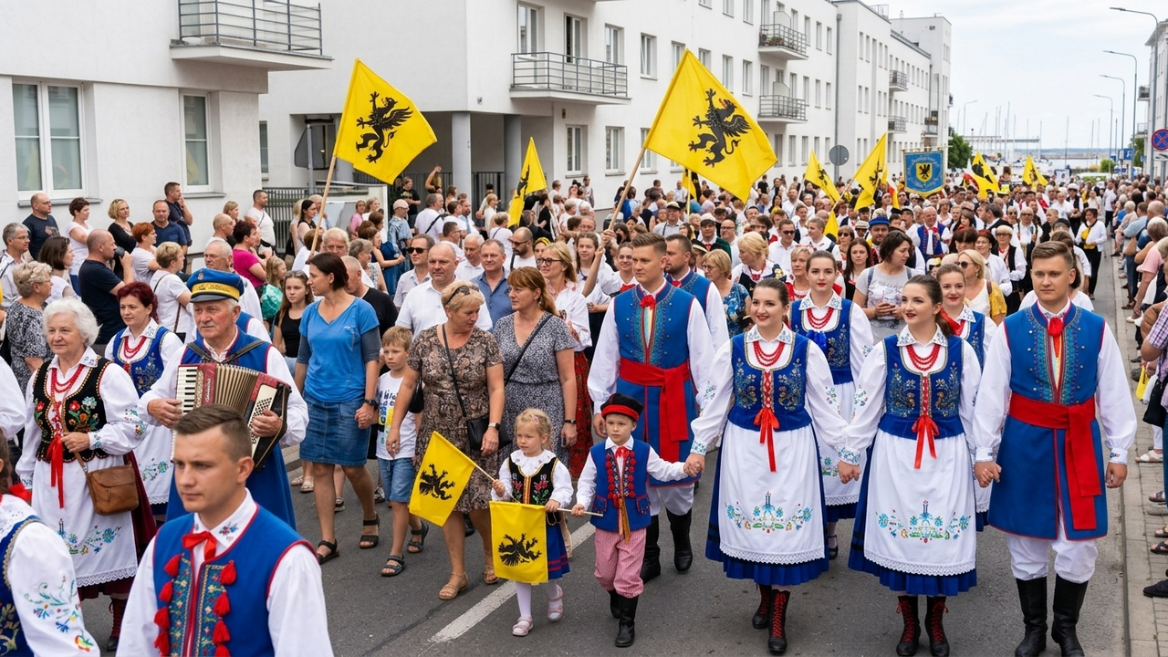Kaszubski korowód przejdzie przez Gdynię. Mieszkańcy Żukowa muszą doliczyć czas na dojazd