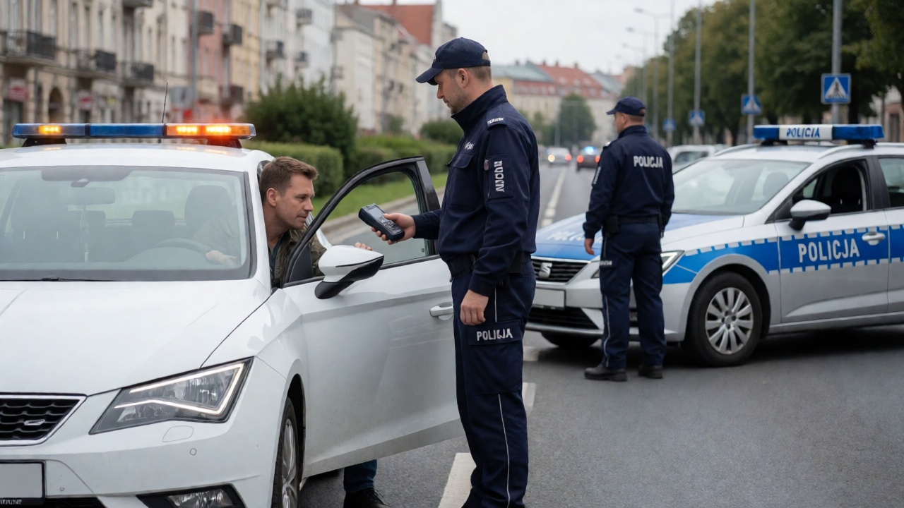 Kontrola na Morskiej w Gdyni. Kierowca seata miał prawie promil