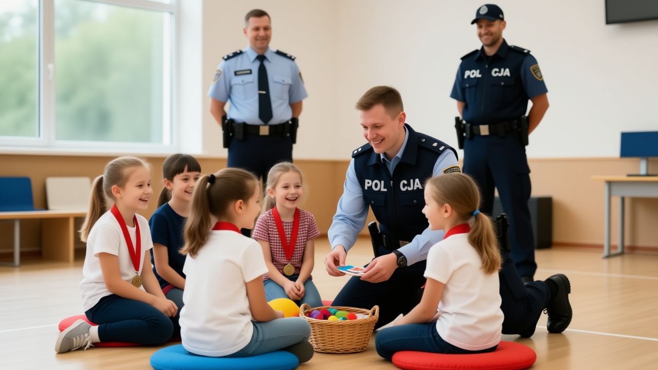 Gdynia: Policjanci z Fundacją „Dobrze, że jesteś” zorganizowali spotkanie dla dzieci