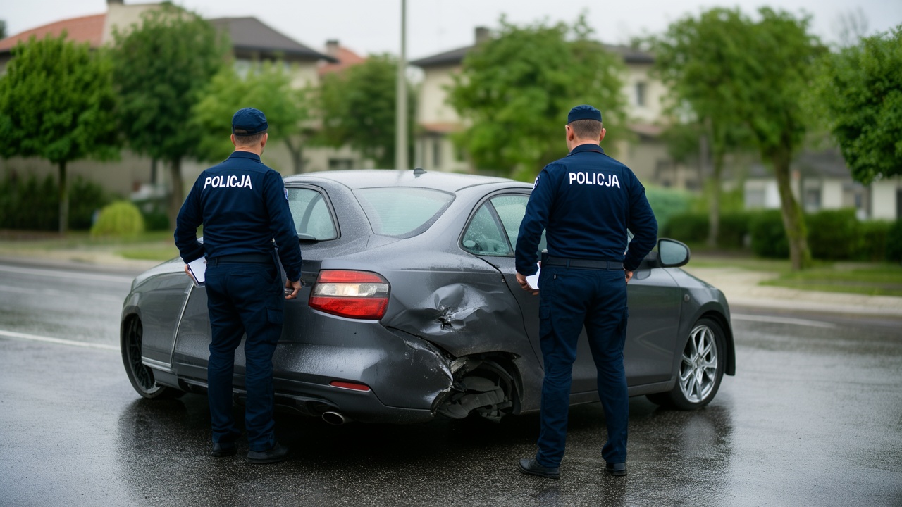 Gdynia: 32-latek zatrzymany przy ul. Dąbrowskiego. Uszkodzono osiem aut