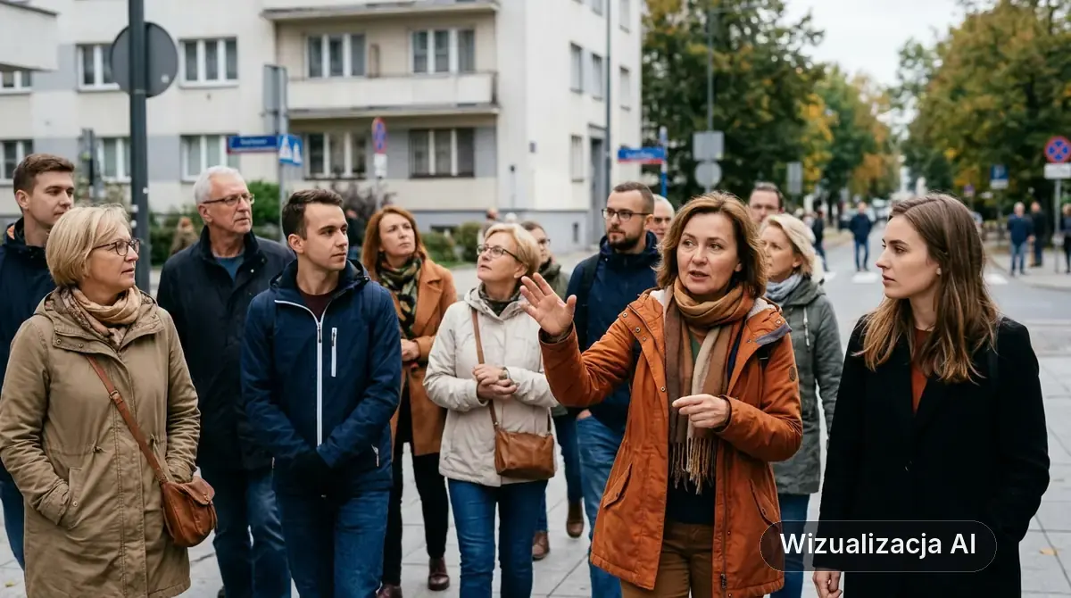 Cykl „Z miłości do zabytków 100.0” w Gdyni (wizualizacja AI)