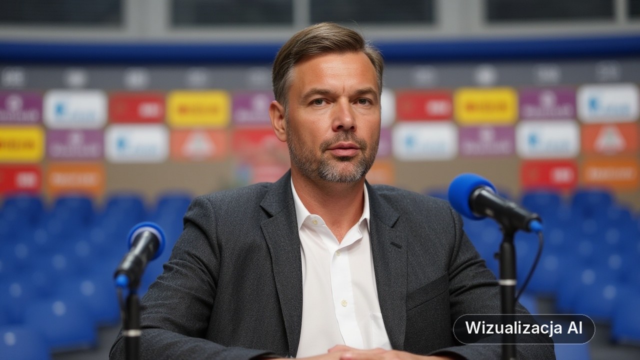 Tomasz Grzegorczyk ponownie na ławce Arki. Zdradził swój plan na sukces (wizualizacja AI)