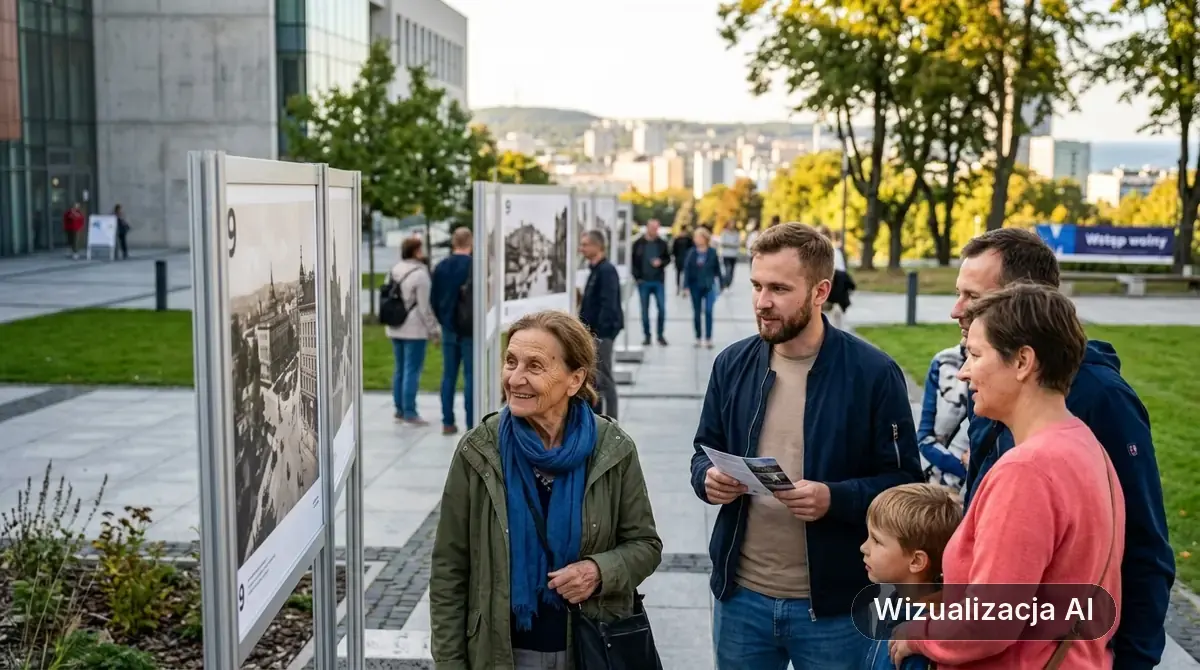 Wystawa „Nasza Gdynia. Wasze historie” od 17 października (wizualizacja AI)