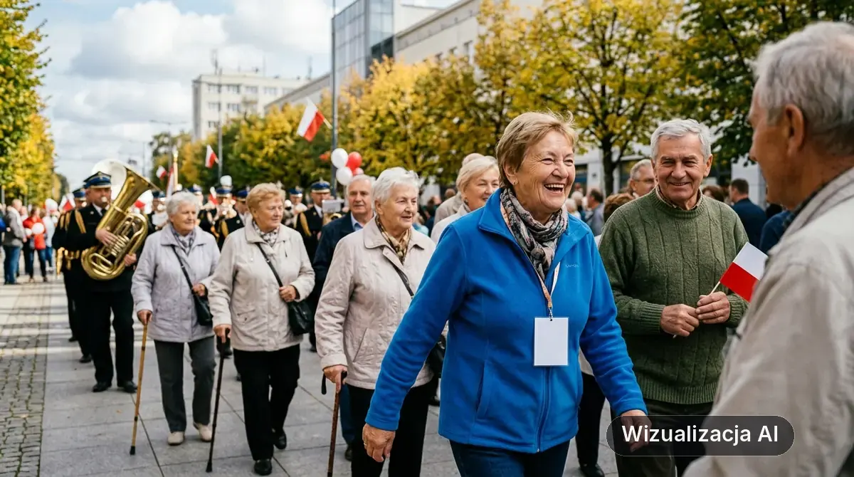 VIII Pomorski Dzień Seniora w Gdyni 26 i 27 września (wizualizacja AI)
