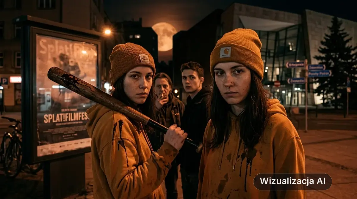 Festiwal Splat!FilmFest w Gdyńskim Centrum Filmowym (wizualizacja AI)