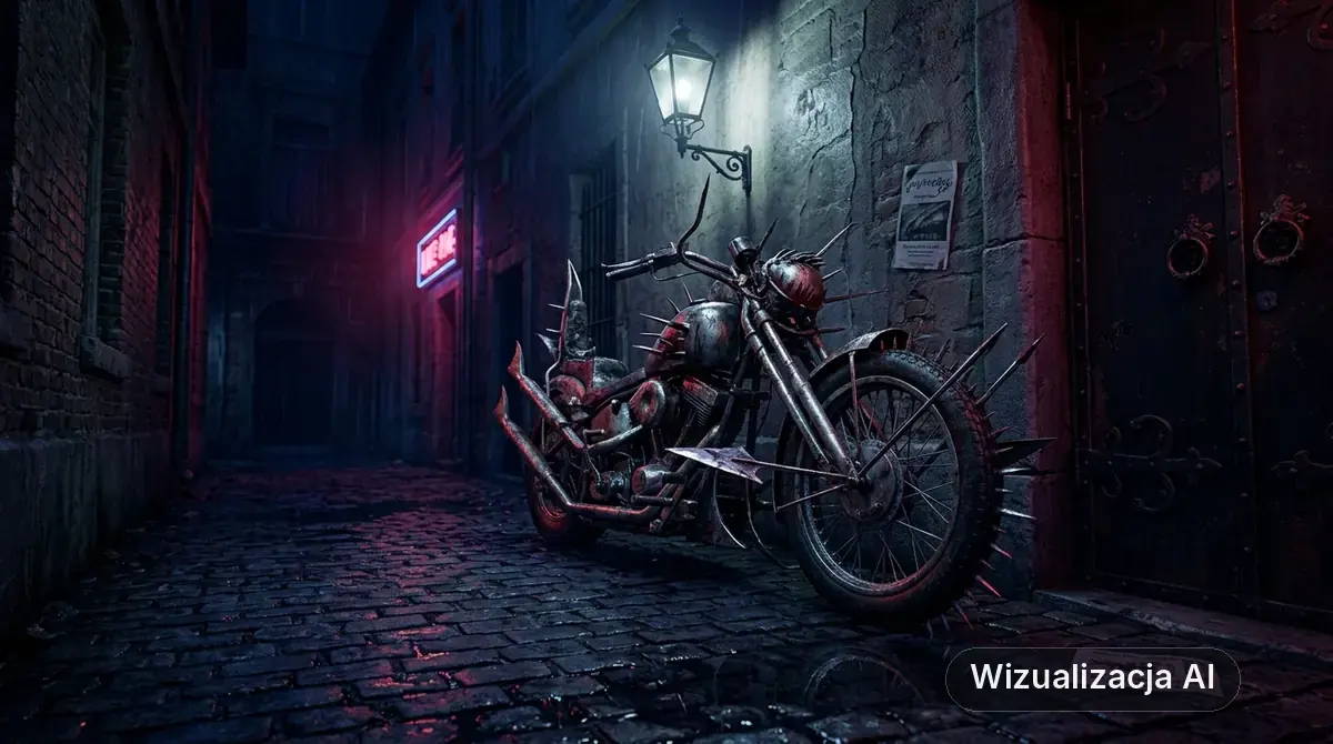 Pokaz filmu „Kupiłem motocykl, który jest wampirem” w GCF (wizualizacja AI)