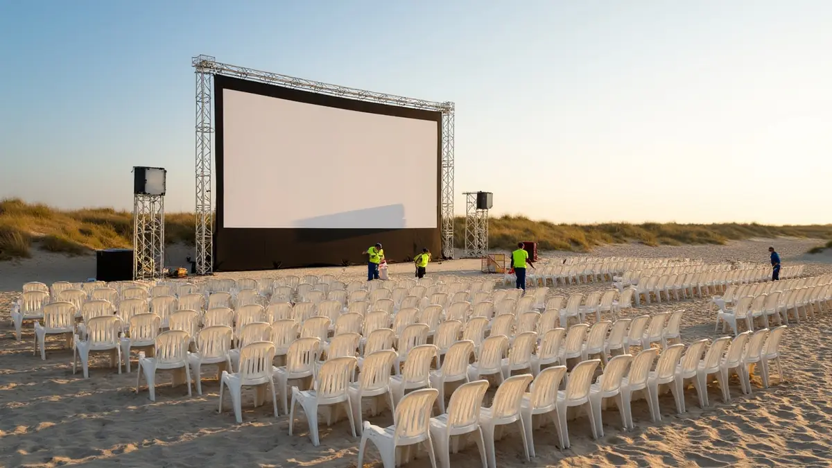 Orłowo szykuje kino na plaży. 14 pokazów od 29 czerwca
