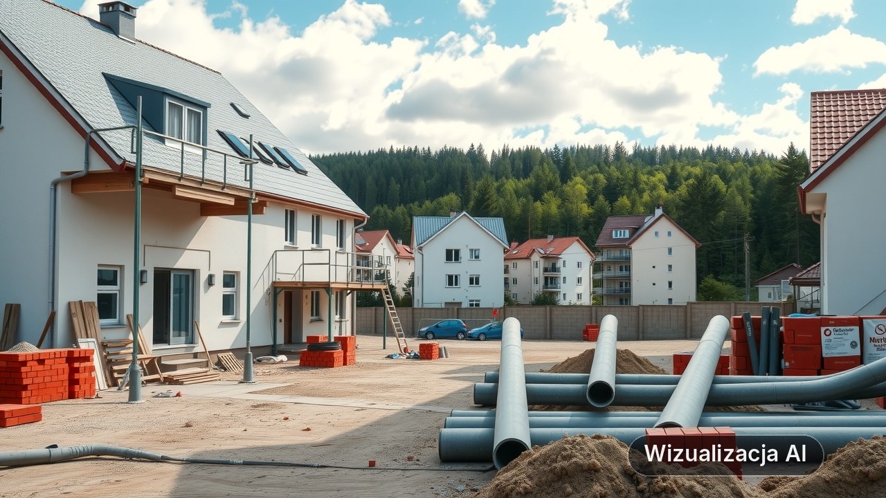 Nowe osiedle w Gdyni rośnie w oczach (wizualizacja AI)
