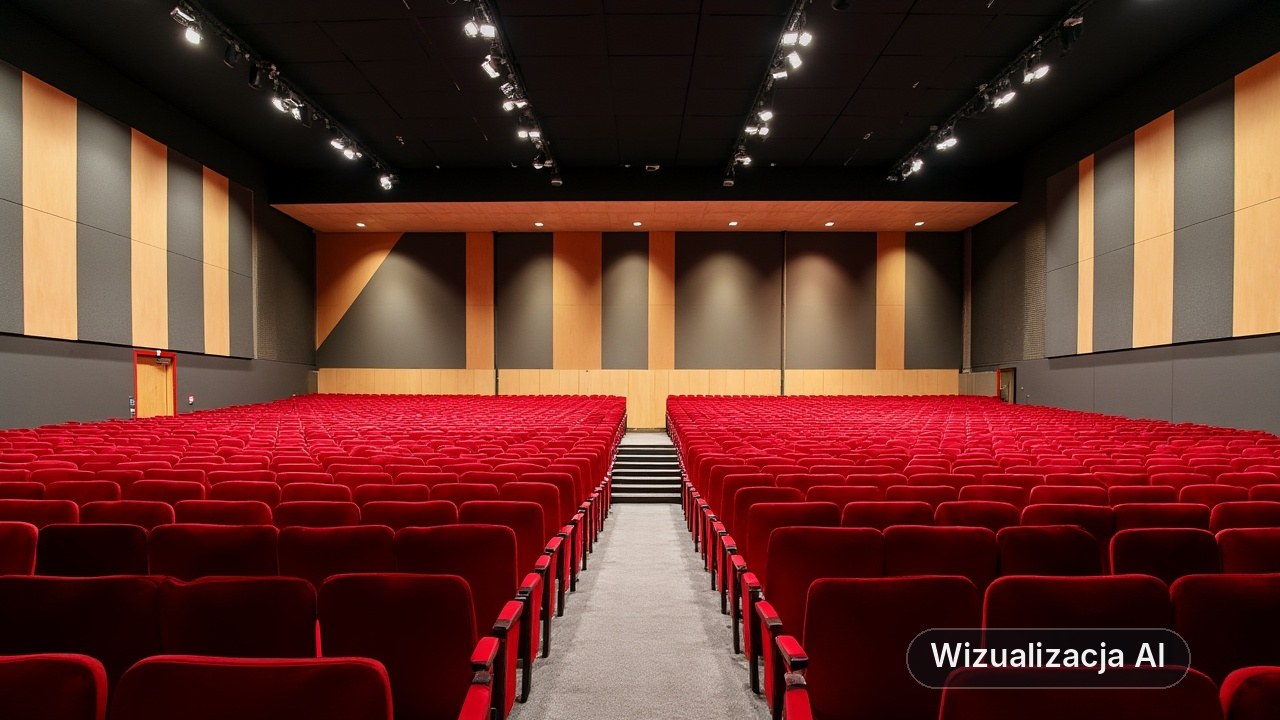 Październikowe wydarzenia w Gdyńskim Centrum Kultury (wizualizacja AI)