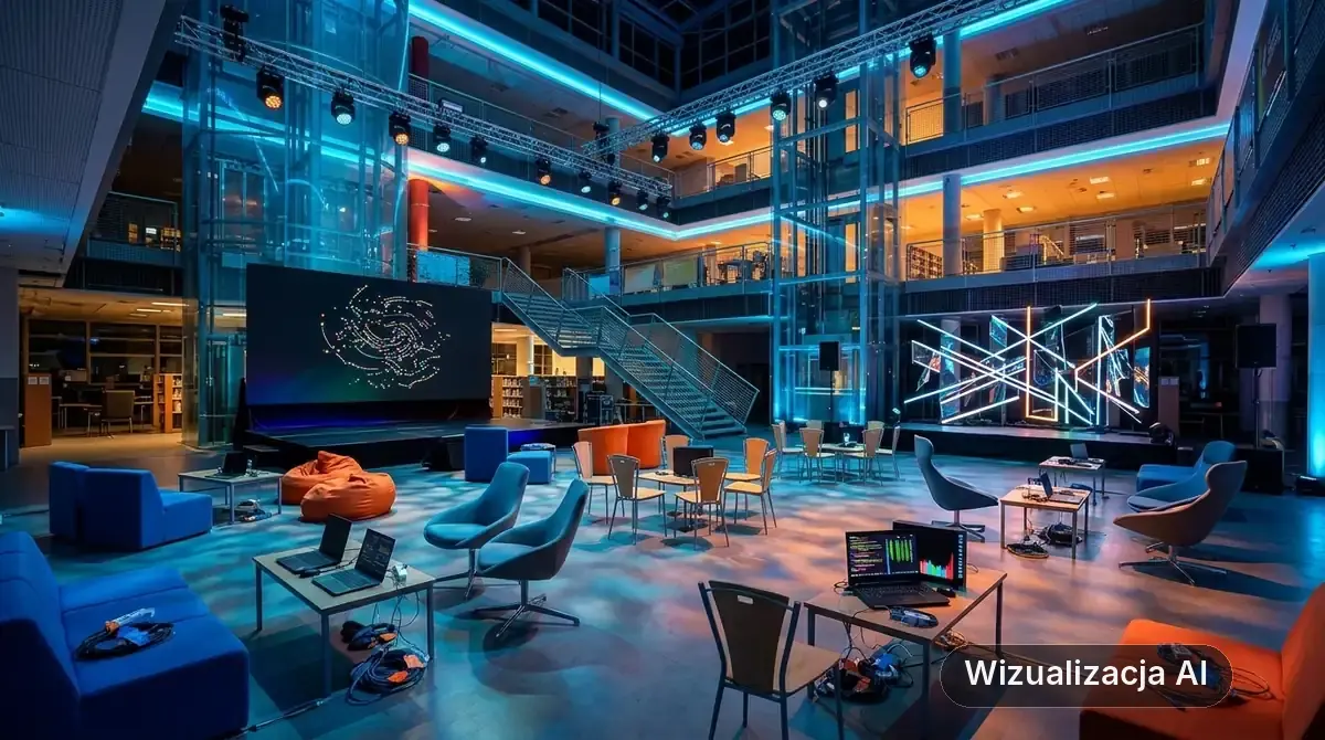 Illuminathon 2026: 24-godzinny hackathon w Gdyni (wizualizacja AI)