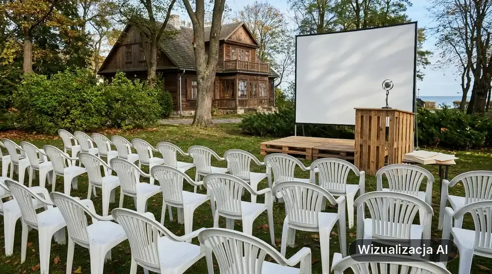 Spotkanie o Teatrze Muzycznym w Domku Żeromskiego (wizualizacja AI)