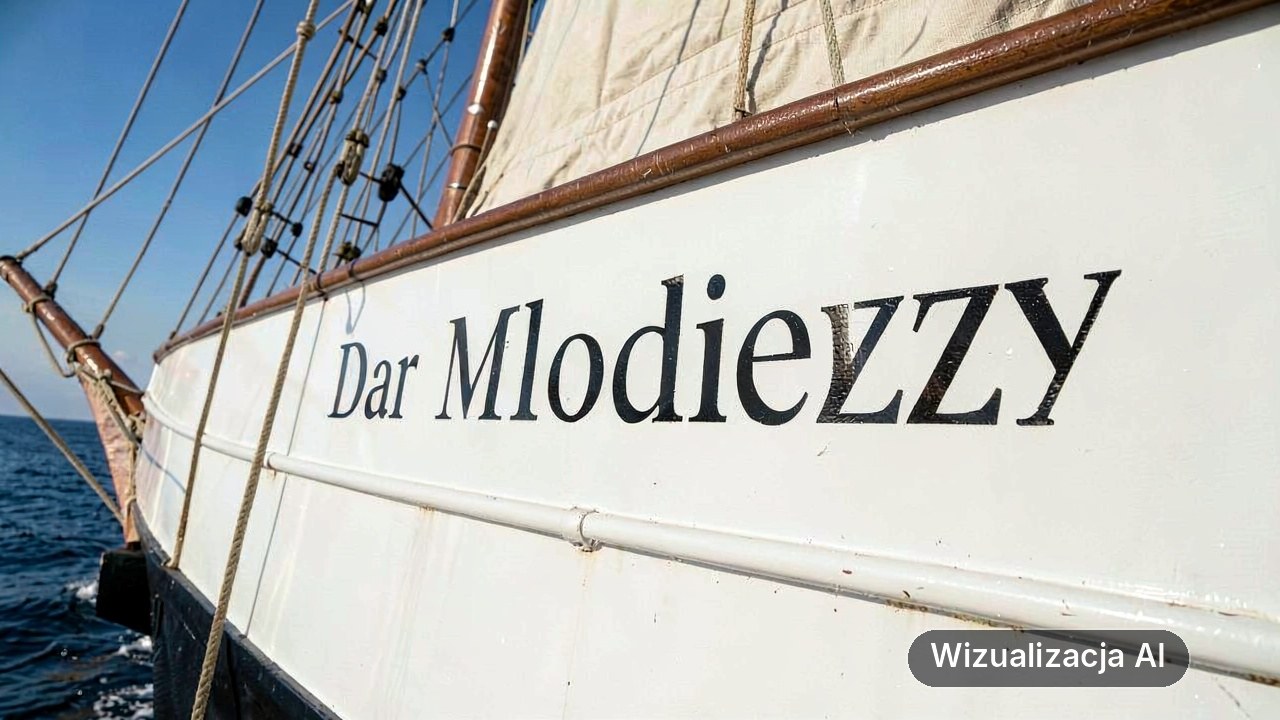 „Dar Młodzieży” wciąż czeka na następcę. Nowy termin w przetargu (wizualizacja AI)