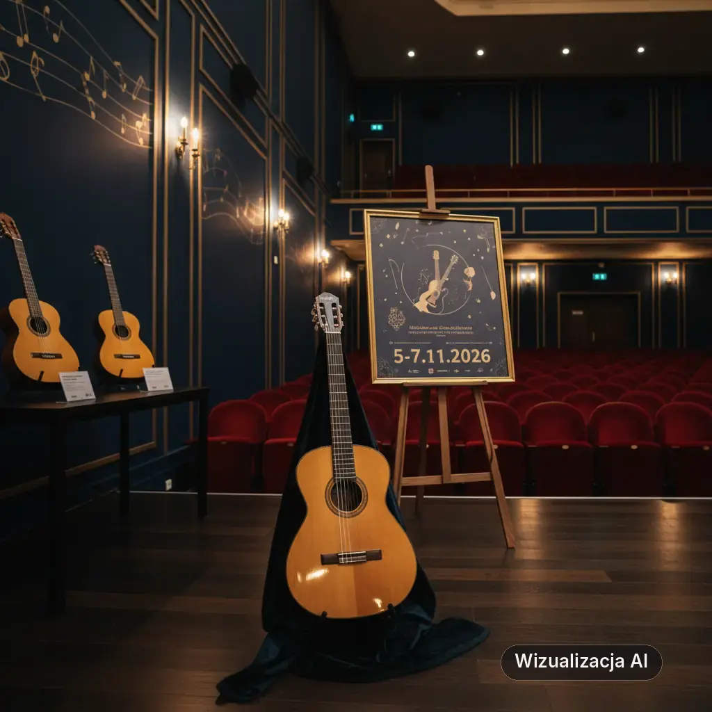 Nadmorski Festiwal Gitarowy Martinez: 5–7 listopada (wizualizacja AI)