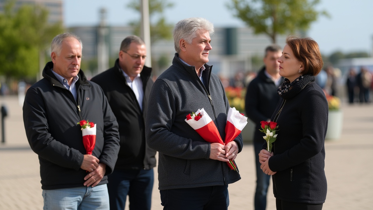 Medale, modlitwa i kwiaty. Gdynia uczciła Antoniego Abrahama