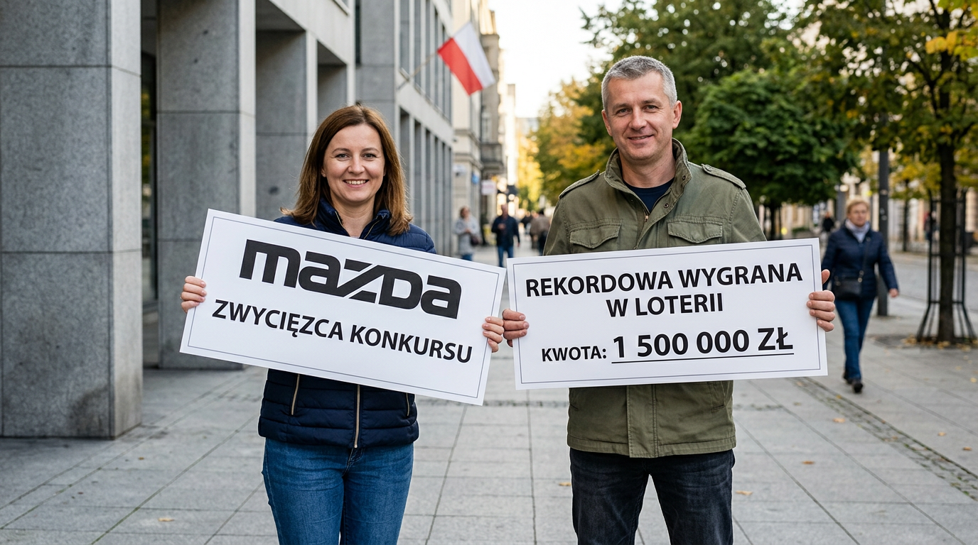 Dwie Mazdy za PIT w Gdyni. Rekordowa loteria ma zwycięzców