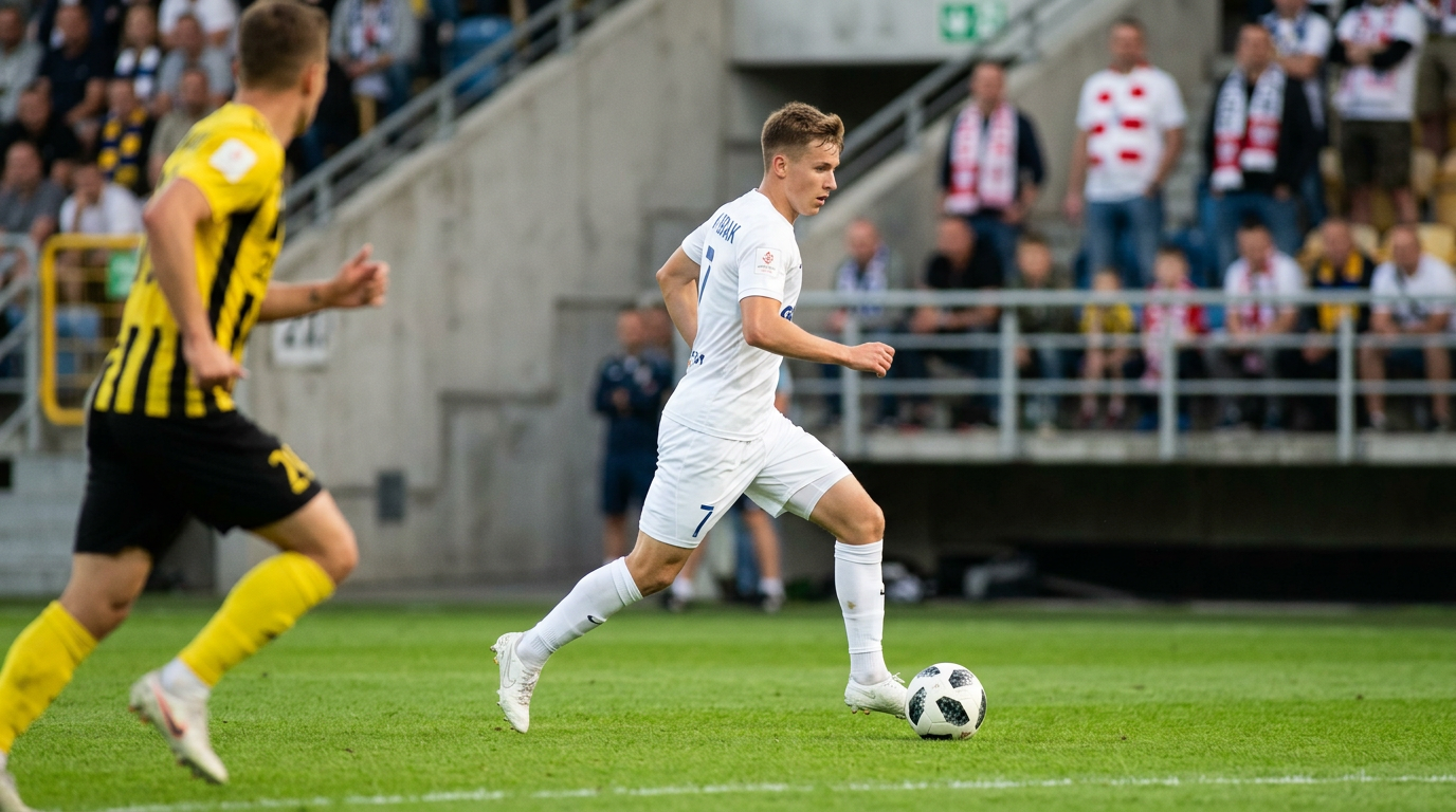 Oskar Kubiak z Arki Gdynia zagra w Lidze Mistrzów