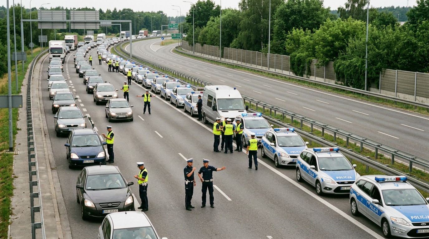 Setki policjantów przy Open’erze. Patrole na trasach do Gdyni i Kosakowa